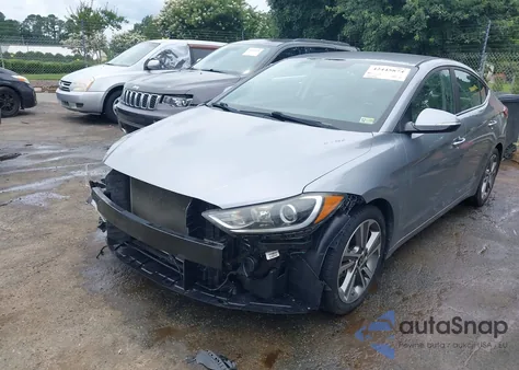 2017 Hyundai Elantra Limited from USA, damaged, VIN 5NPD84LF0HH026887
